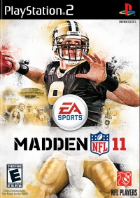 PS2 - Madden NFL 11 Box Art Front