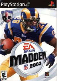 PS2 - Madden NFL 2003 Box Art Front