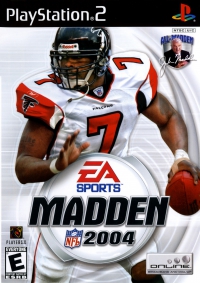 PS2 - Madden NFL 2004 Box Art Front
