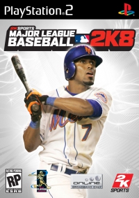 PS2 - Major League Baseball 2K8 Box Art Front