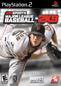 PS2 - Major League Baseball 2K9 Box Art Front