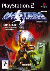 PS2 - Masters of the Universe  He Man  Defender of Grayskull Box Art Front