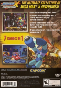 PS2 - Mega Man X Collection Box Art Back
