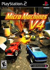 PS2 - Micro Machines V4 Box Art Front