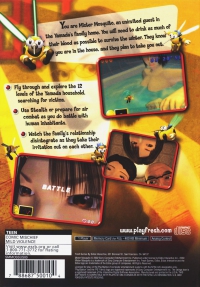PS2 - Mister Mosquito Box Art Back