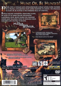 PS2 - Monster Hunter Box Art Back