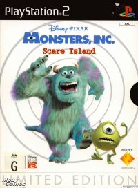 PS2 - Monsters Inc Scare Island Box Art Front