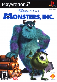 PS2 - Monsters Inc Box Art Front