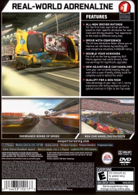 PS2 - NASCAR 07 Box Art Back