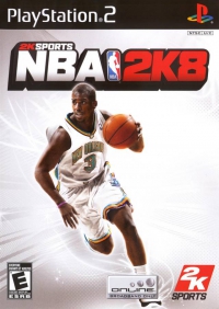 PS2 - NBA 2K8 Box Art Front