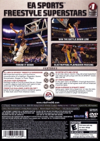 PS2 - NBA Live 06 Box Art Back