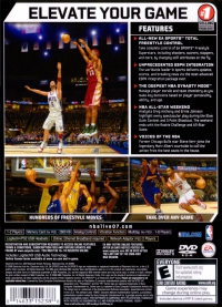 PS2 - NBA Live 07 Box Art Back