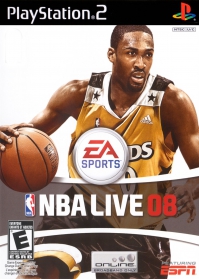 PS2 - NBA Live 08 Box Art Front