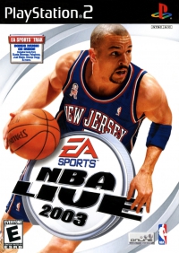 PS2 - NBA Live 2003 Box Art Front