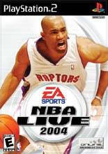PS2 - NBA Live 2004 Box Art Front