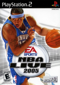 PS2 - NBA Live 2005 Box Art Front