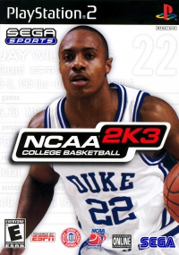 PS2 - NCAA College Basketball 2K3 Box Art Front