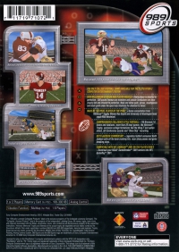 PS2 - NCAA Gamebreaker 2001 Box Art Back