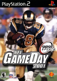 PS2 - NFL GameDay 2001 Box Art Front