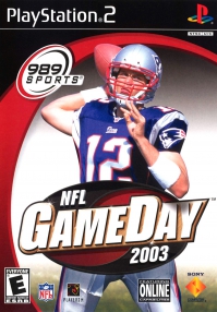 PS2 - NFL GameDay 2003 Box Art Front