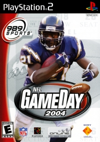 PS2 - NFL GameDay 2004 Box Art Front