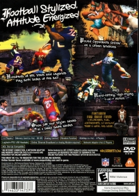 PS2 - NFL Street Box Art Back