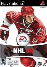 PS2 - NHL 08 Box Art Front