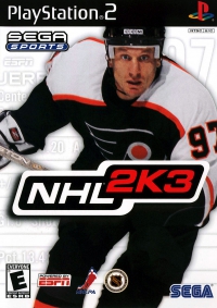PS2 - NHL 2K3 Box Art Front
