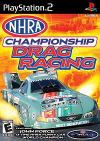 PS2 - NHRA Championship Drag Racing Box Art Front