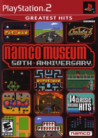 PS2 - Namco Museum 50th Anniversary Box Art Front