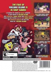 PS2 - Nicktoons Battle for Volcano Island Box Art Back