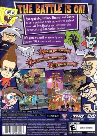 PS2 - Nicktoons Unite Box Art Back