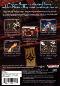 PS2 - Ninja Assault Box Art Back