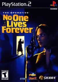 PS2 - No One Lives Forever Box Art Front