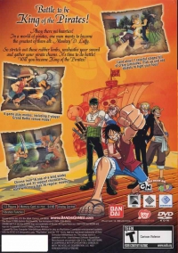 PS2 - One Piece Grand Battle Box Art Back