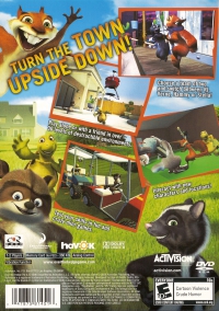 PS2 - Over the Hedge Box Art Back