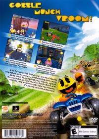 PS2 - Pac Man World Rally Box Art Back