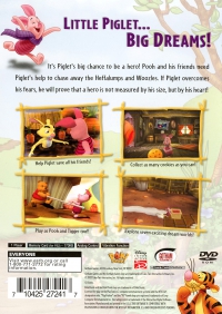 PS2 - Piglet's BIG Game Box Art Back