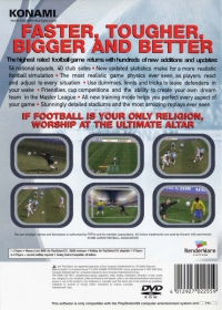 PS2 - Pro Evolution Soccer 2 Box Art Back