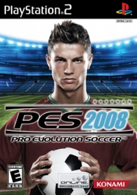 PS2 - Pro Evolution Soccer 2008 Box Art Front