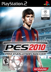 PS2 - Pro Evolution Soccer 2010 Box Art Front
