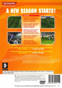 PS2 - Pro Evolution Soccer 3 Box Art Back