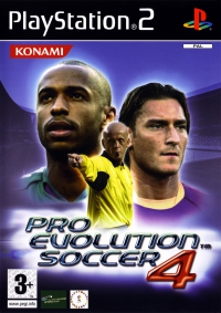 PS2 - Pro Evolution Soccer 4 Box Art Front