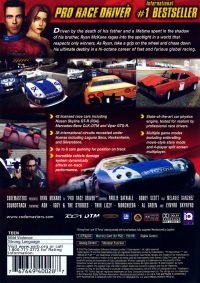 PS2 - Pro Race Driver Box Art Back