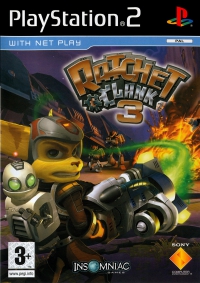 PS2 - Ratchet and Clank 3 Box Art Front
