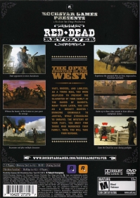 PS2 - Red Dead Revolver Box Art Back