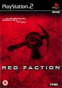 PS2 - Red Faction Box Art Front