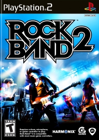 PS2 - Rock Band 2 Box Art Front