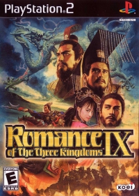 PS2 - Romance of the Three Kingdoms IX Box Art Front
