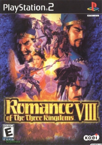 PS2 - Romance of the Three Kingdoms VIII Box Art Front